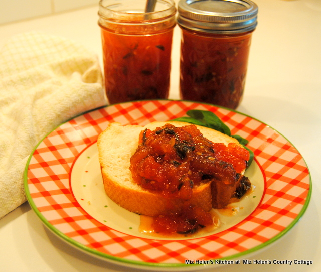 Tomato Basil Jam