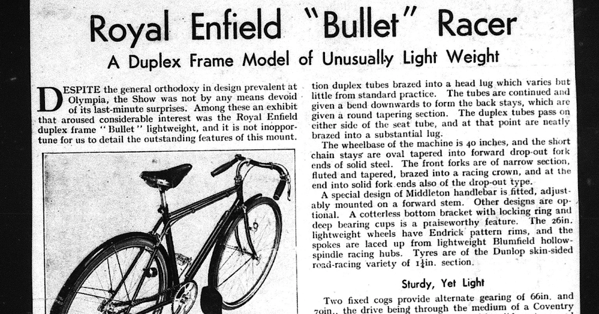 My Royal Enfields A Bullet precursor