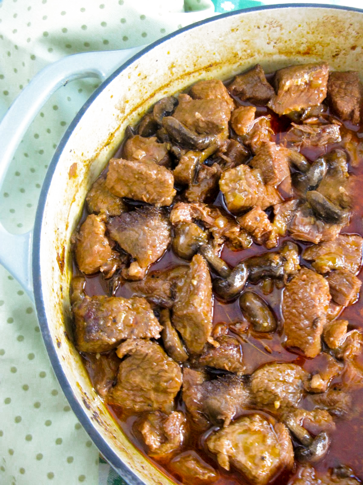 Easy Beef Tips in Mushroom Sauce