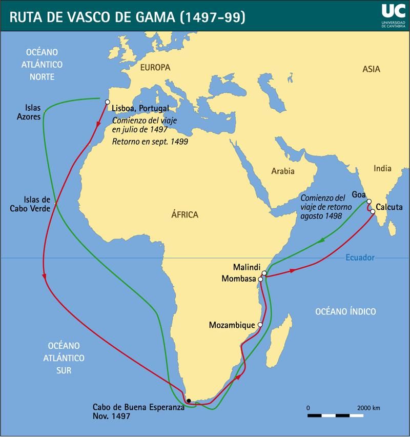 Второй путь в индию. Маршрут экспедиции ВАСКО да Гама. Путь ВАСКО да Гама на карте в Индию. Плавание ВАСКО да Гама в Индию. Путь экспедиции ВАСКО да Гама в Индию.