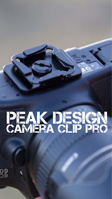 Gear of The Week #GOTW KW 12 | Peak Design Camera Clip Pro | Kamerahalterung mit quick-release Funktion für DSLR und DSLM Kameras