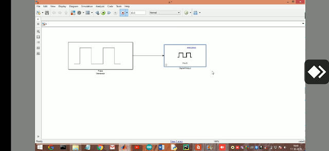 Interphase Arduino with Matlab-Simulink GUI