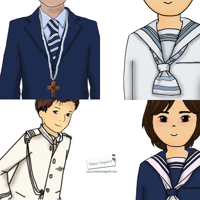 dibujos personalizados comunión