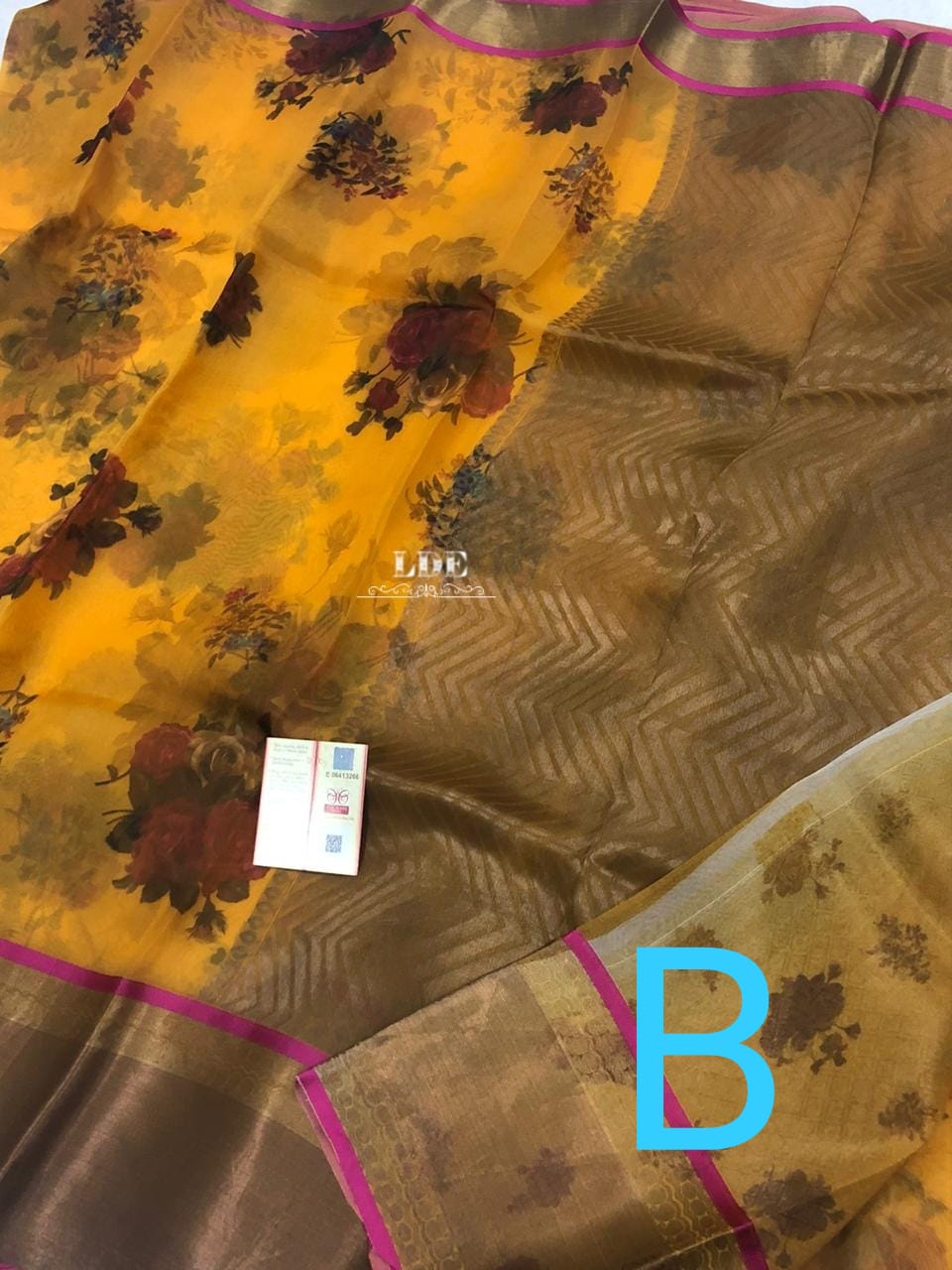 Banaras kora saree