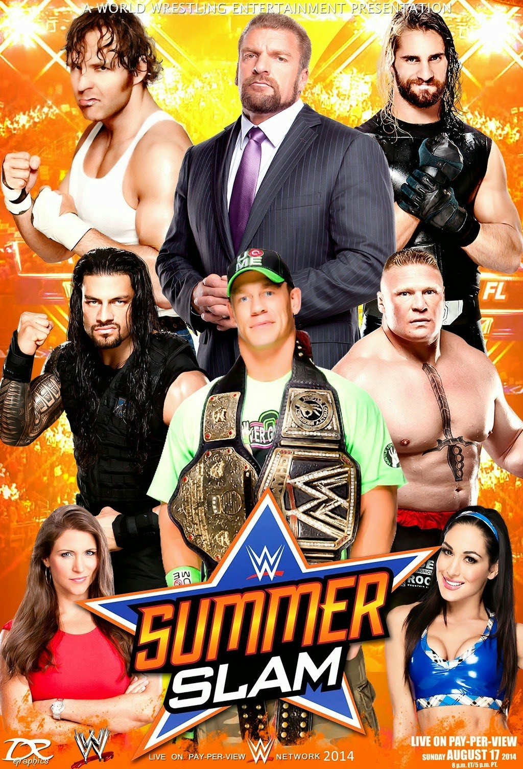 WWE Summer slam August 2014 Watch Online Complete Wrestling John Cena v