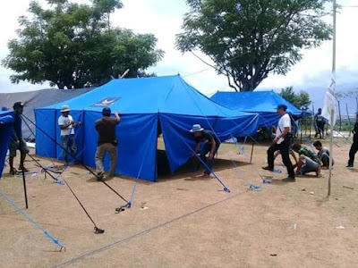 Tenda Komando TNI lengkap