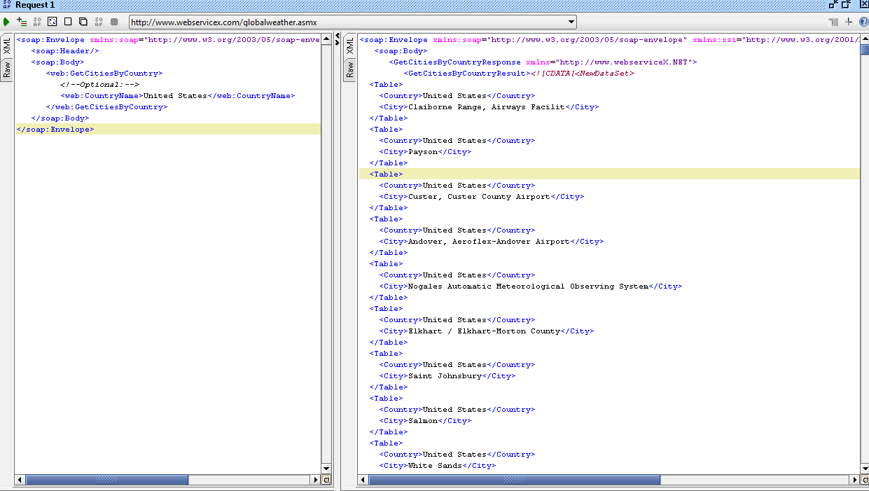 Musings from Work, Life, & more.. Free Sample WSDL URL For Service