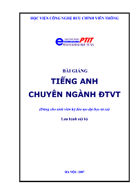 Bài Giảng Tiếng Anh Chuyên Ngành Điện Từ Viễn Thông - Nguyễn Quỳnh Giao