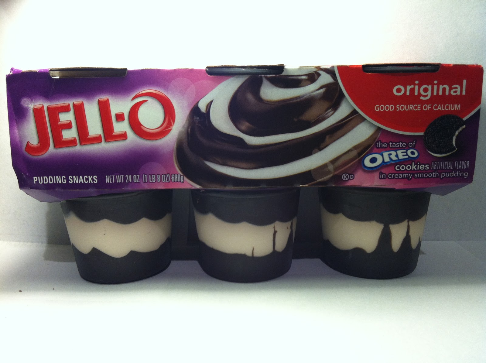 Crazy Food Dude: Review: JELLO Oreo Pudding Snack