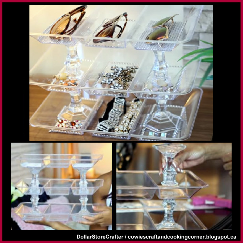 Dollar Store Crafter Use Dollar Tree Items To Make A 3Tier Bling