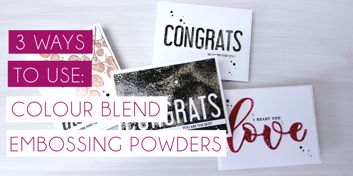 Party Popper Colour Blends Trio - Wow Embossing Powder