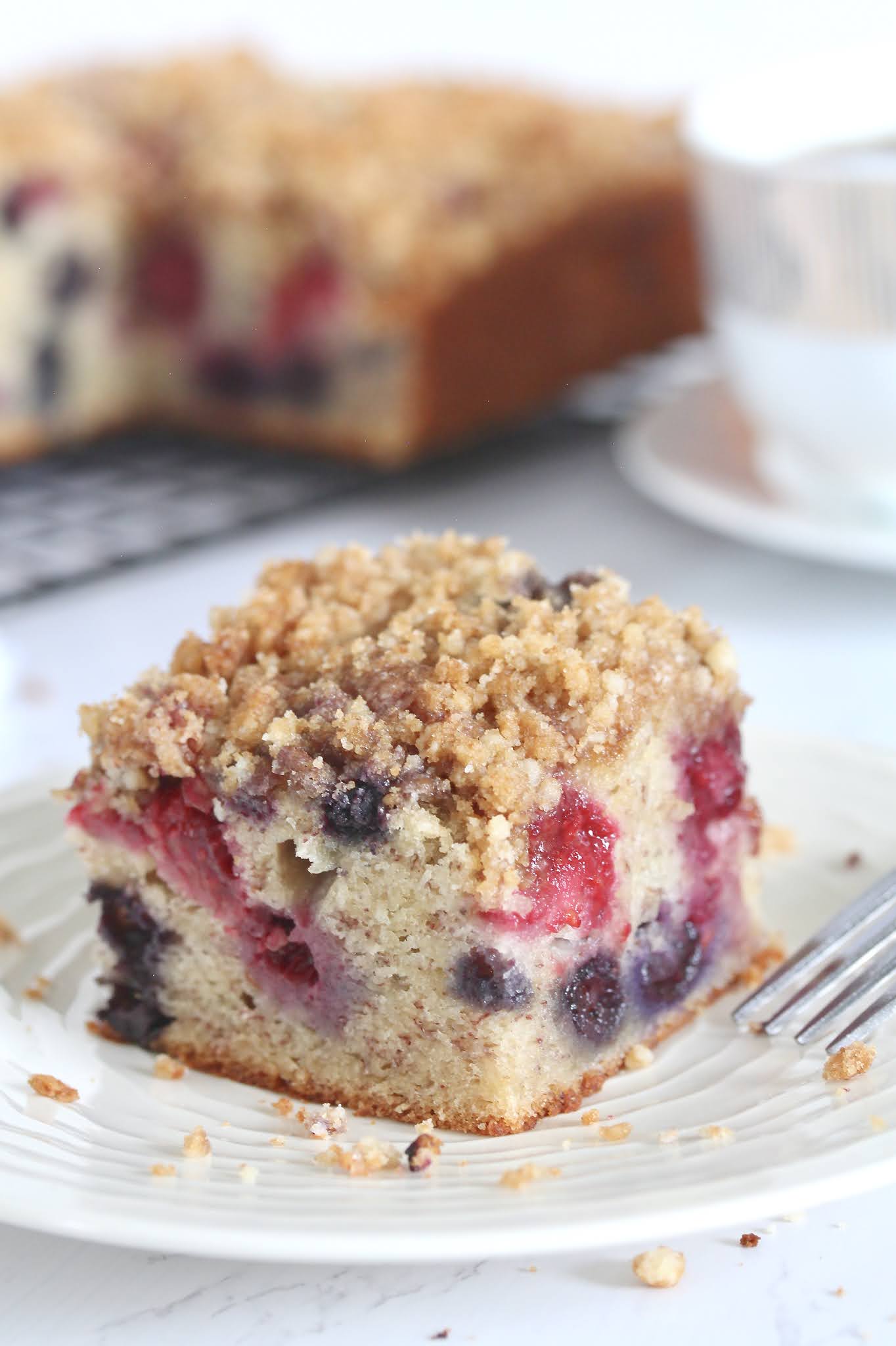 BANANA BERRY COFFEE CAKE In Good Flavor Great Recipes Great Taste