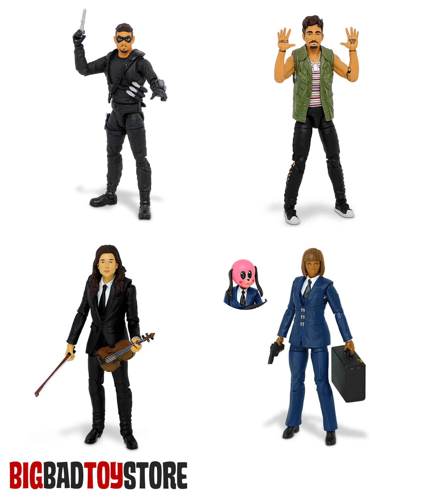 The Umbrella Academy 1/18 Scale Action Figures by Boss fight Studio