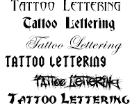 Tattoo Writing Fonts