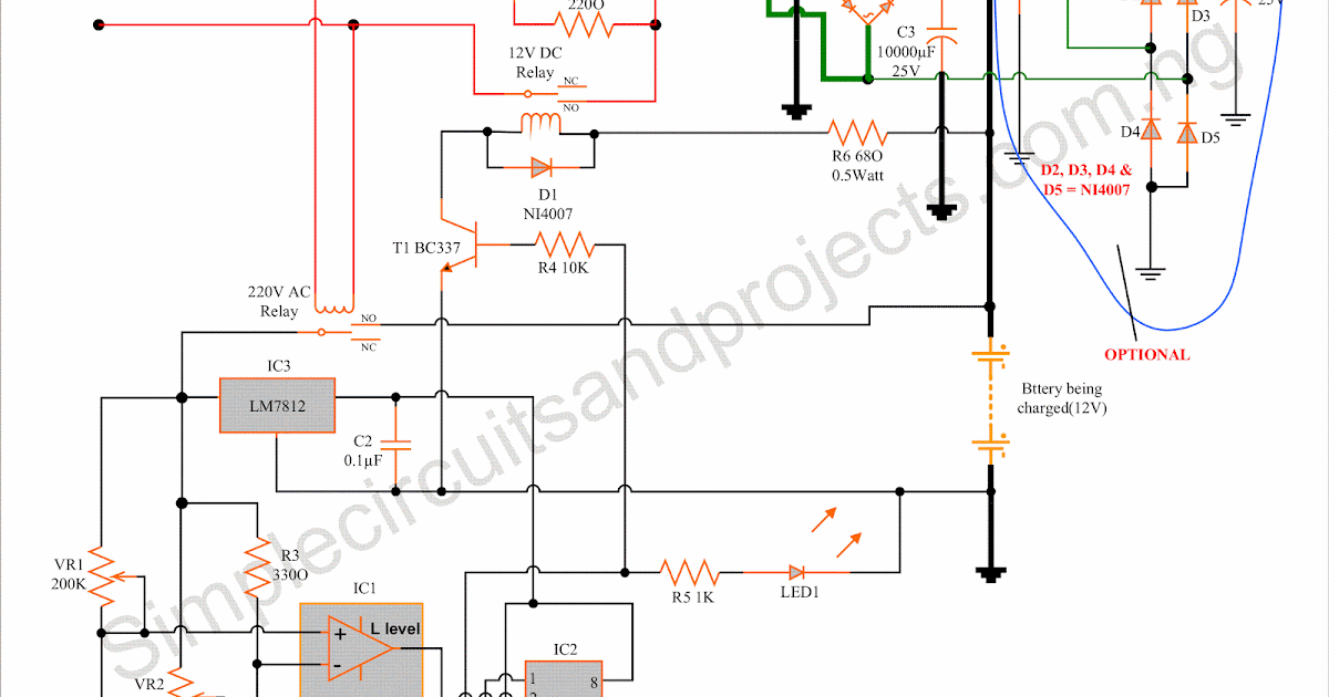 Home Made Battery Charger - Simple Circuits and Projects