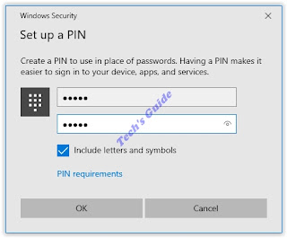 set up a PIN Windows 10