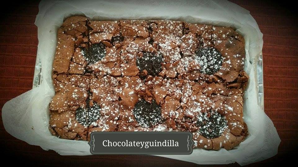 Chocolate y guindilla Brownie de oreo de Lorraine Pascale