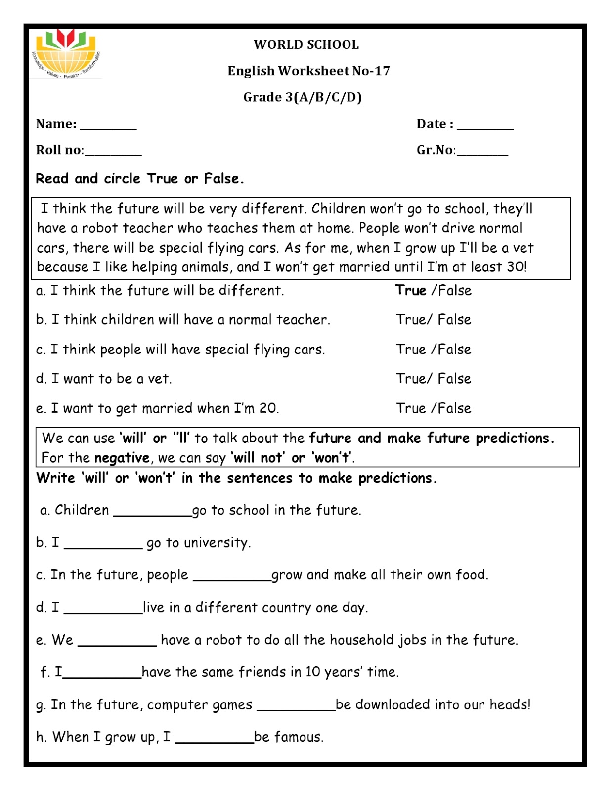 Free weekly homework template image