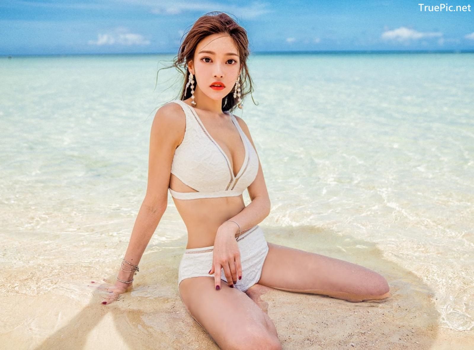Image Korean Fashion Model - Park Jung Yoon - Summer Beachwear Collection - TruePic.net - Picture-53