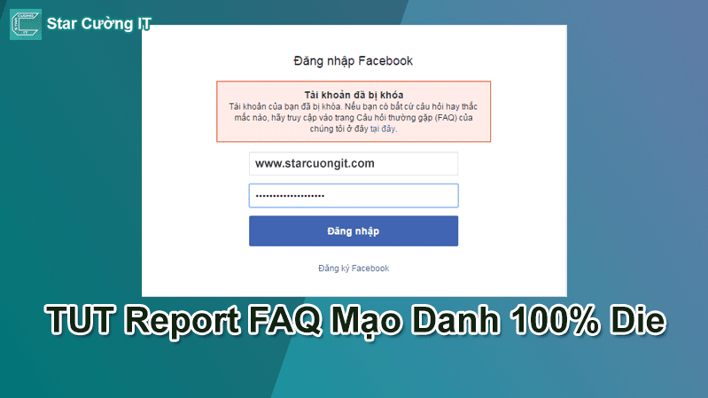 TUT Report FAQ Mạo Danh 100% Die