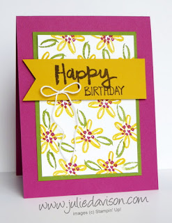 Stampin' Up! Last Chance Favorite: 2 Paint Play Cards ~ www.juliedavison.com