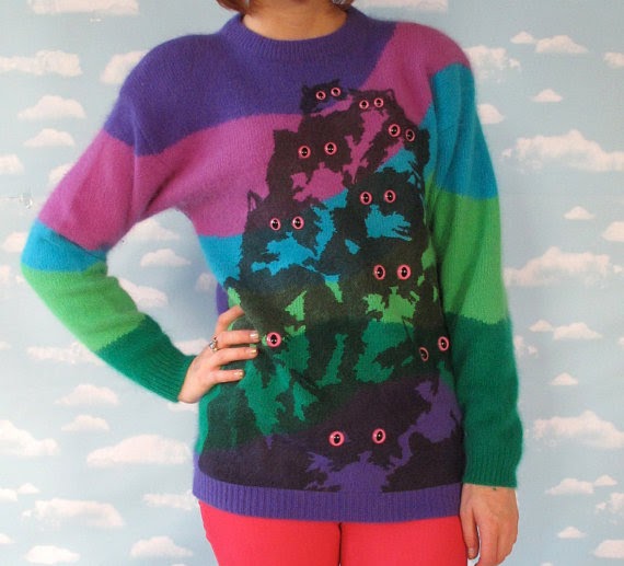 Catsparella: Go Cuckoo For Pretty Snake Kitty Sweaters