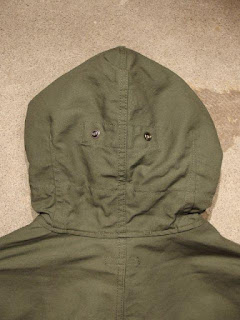 FWK by Engineered Garments "Highland Parka in Olive Cotton Double Cloth"