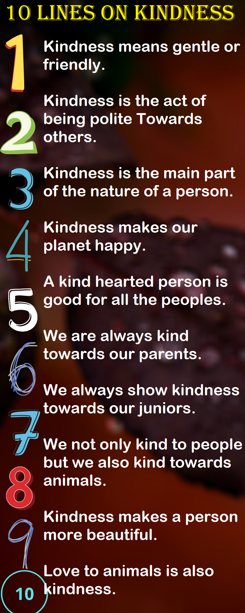 how to show kindness to others essay