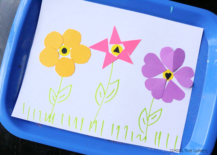 Sorting Shapes Flower Garden Activity | School Time Snippets Sorting Shapes Flower Garden Activity | School Time Snippets
