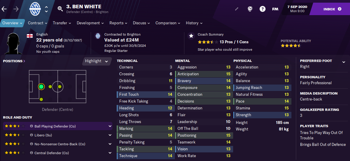 FM21 Ben White FM21 Ben White