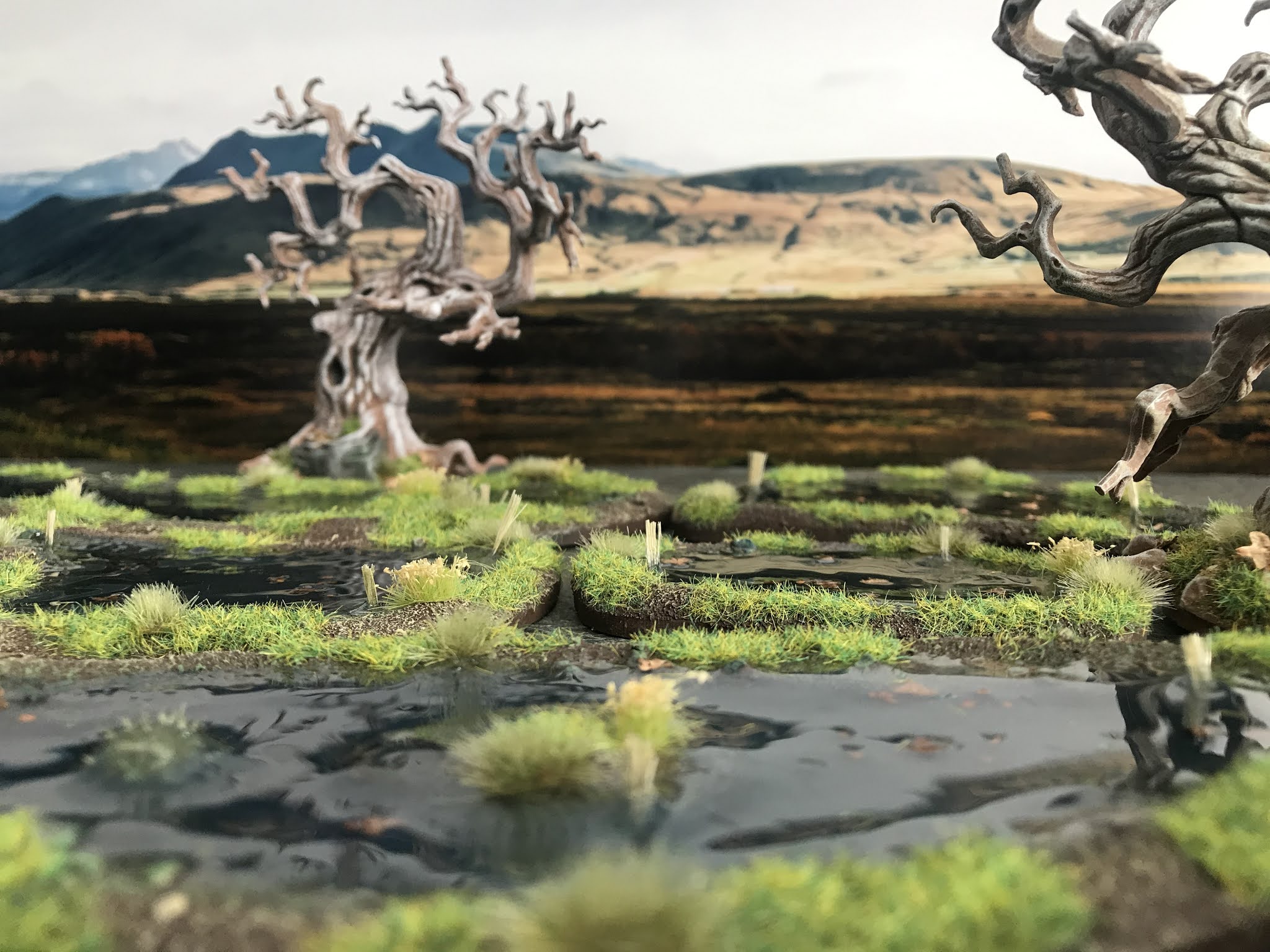 Space Dinosaur Miniatures Tutorial How to Make Swamp Terrain