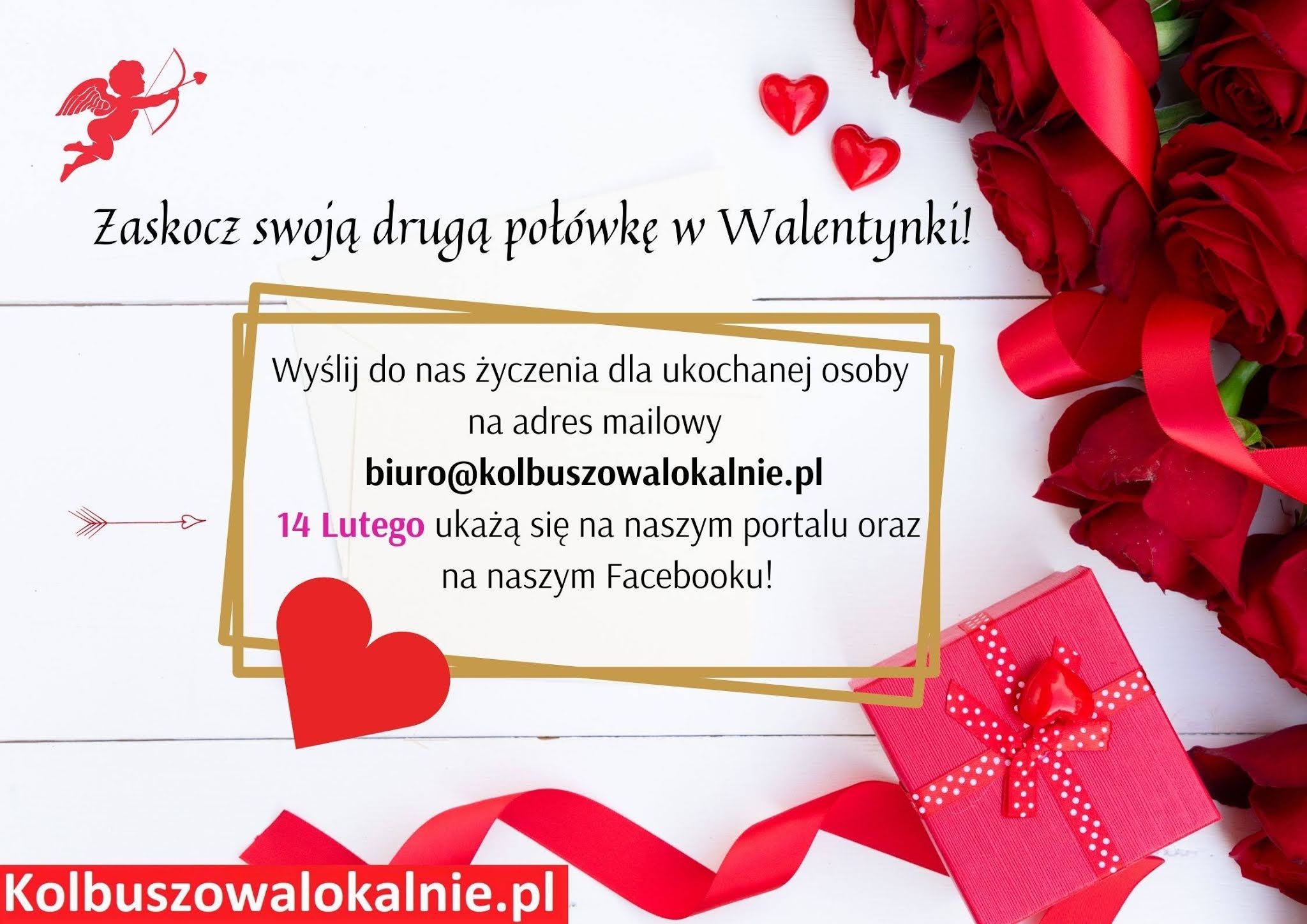 Złóż życzenia walentynkowe swojej drugiej połówce