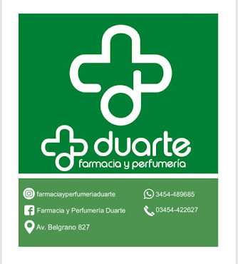 "FARMACIA Y PERFUMERIA DUARTE" (Federal - ER) Tel: 422-627  //  Wsp: 3454 48 84 65