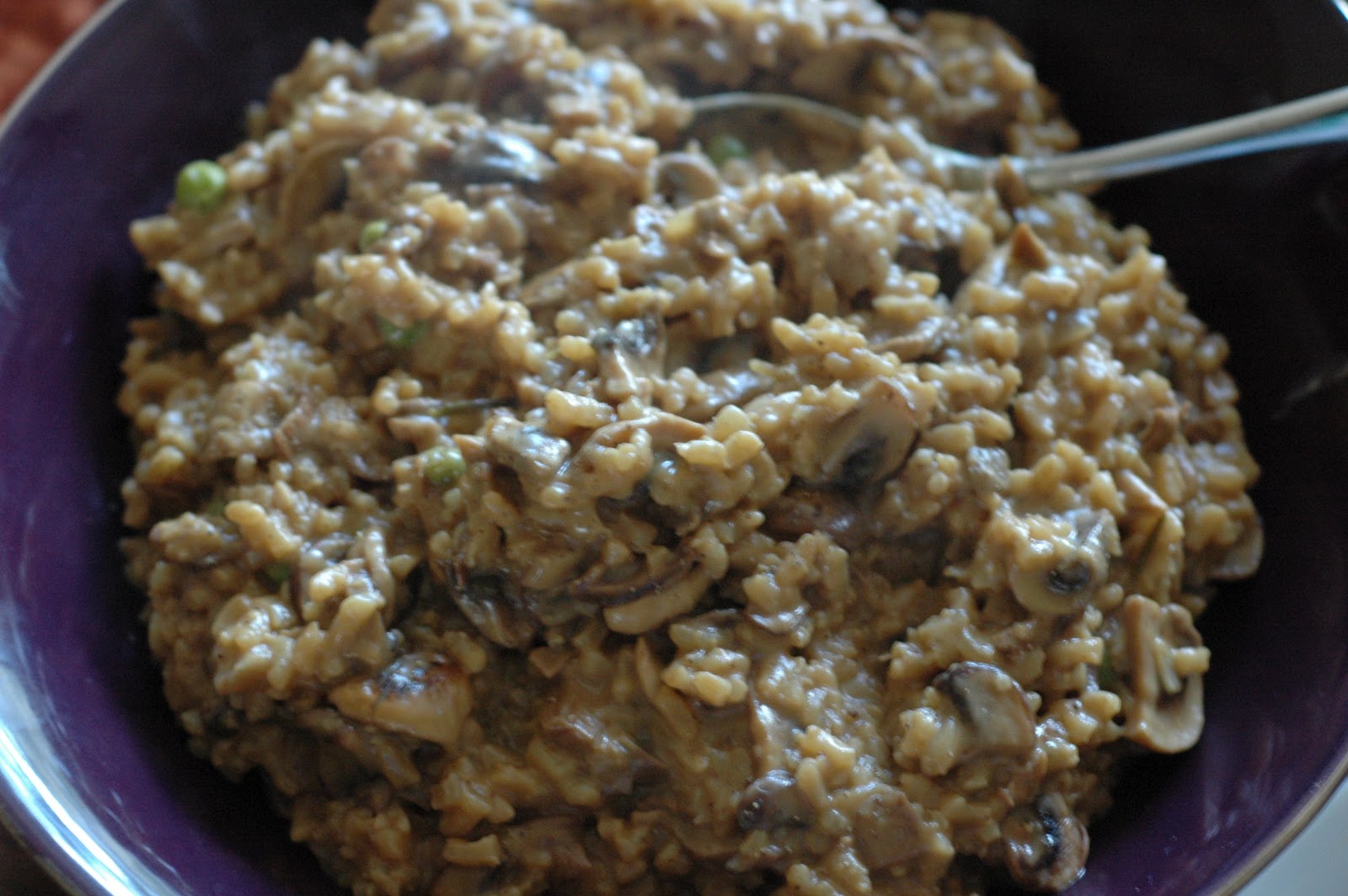 A Girl and Her Kitchen Baked Mushroom Risotto with Caramlized Onion