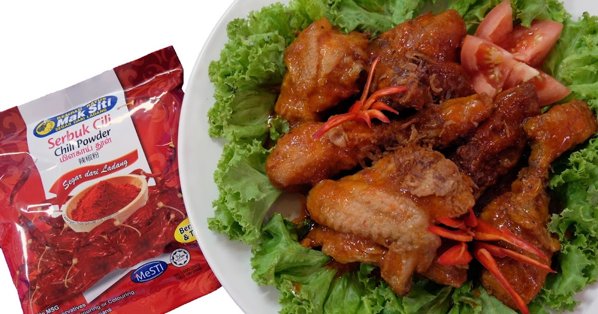 Ayam Masak Sambal Cili Padi Ayam dicuci bersih kemudian digaul garam