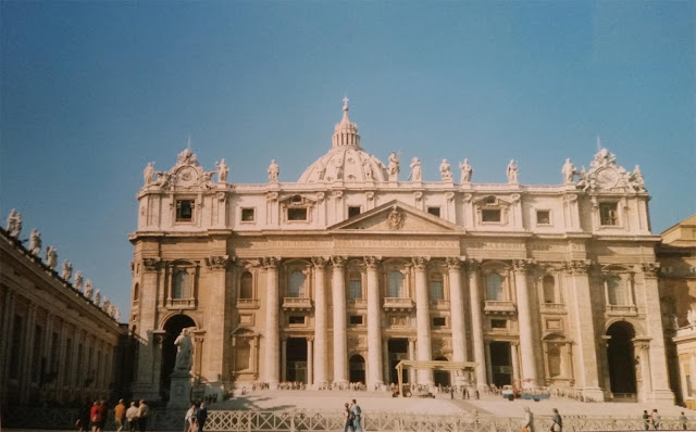 In front of the vatican in Rome