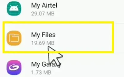 File Manager Or My Files Not Working In Samsung Galaxy S21 Plus