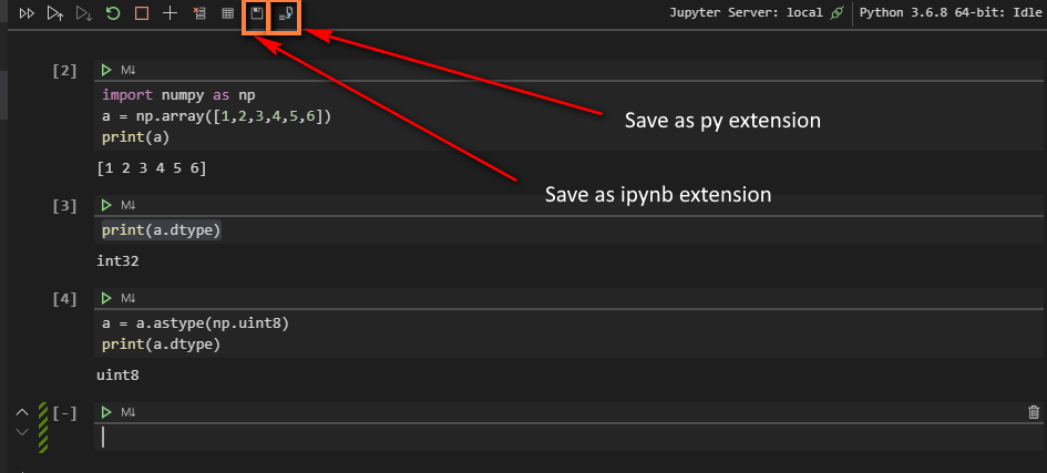 Python Jupyter Notebook with VSCode