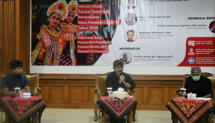 Wagub Bali Minta Kampus Rumuskan Format Baru Seni Pertunjukkan Saat Pandemi Corona