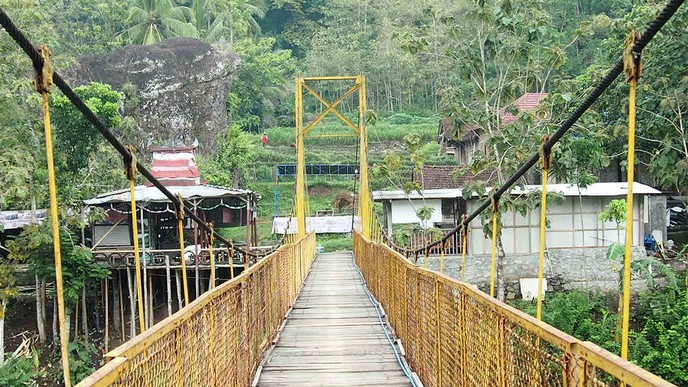 Destinasti Objek Wisata Jembatan Gantung Selopamioro di