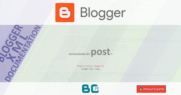 Blogger - post [Blog GV1]
