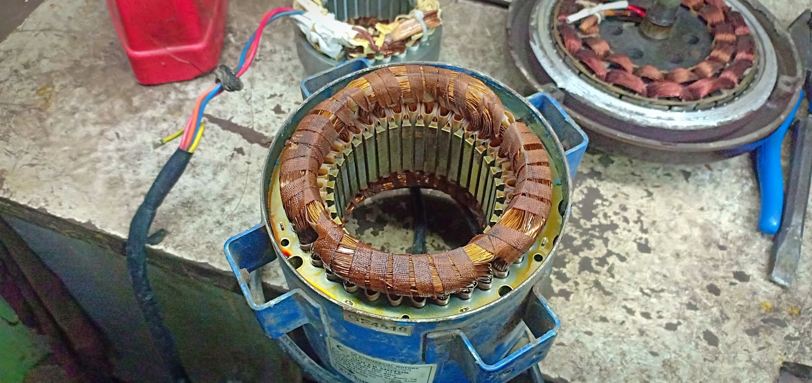 3 speed exhaust fan motor winding data full rewinding 18 INCH CROMPTON