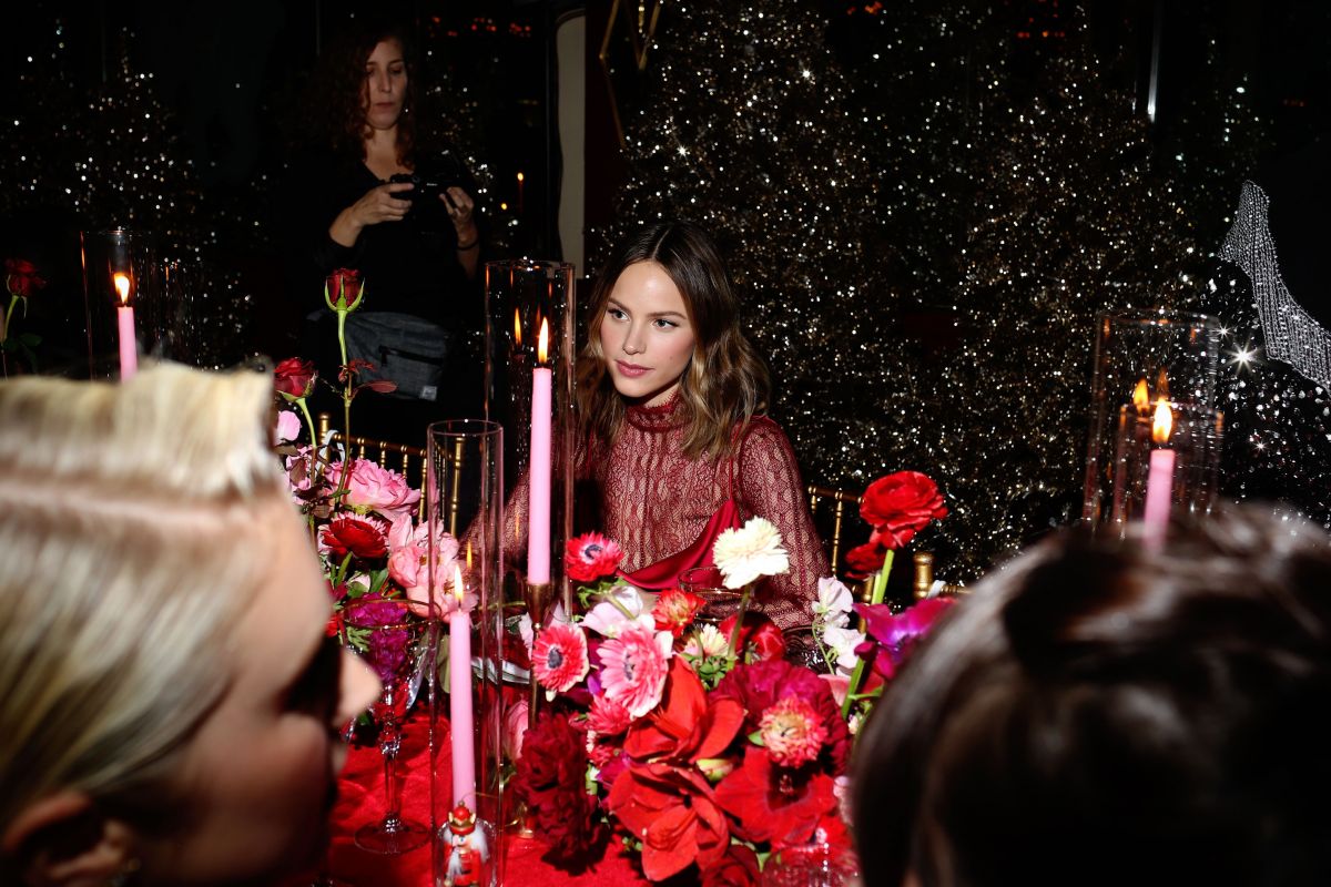 Halston Sage Clicks at Ines De La Fressange & Gherardo Felloni