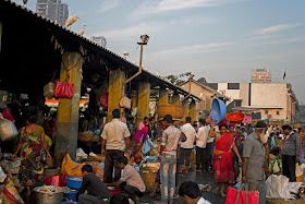 action, fisherfolk, fish traders, fish, baskets, sorting, sassoon docks, mumbai, incredible india, street, 