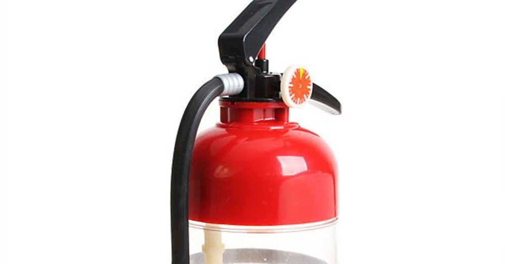 the Fire Extinguisher Cocktail Shaker Liquor Pump Wine Beer Dispenser