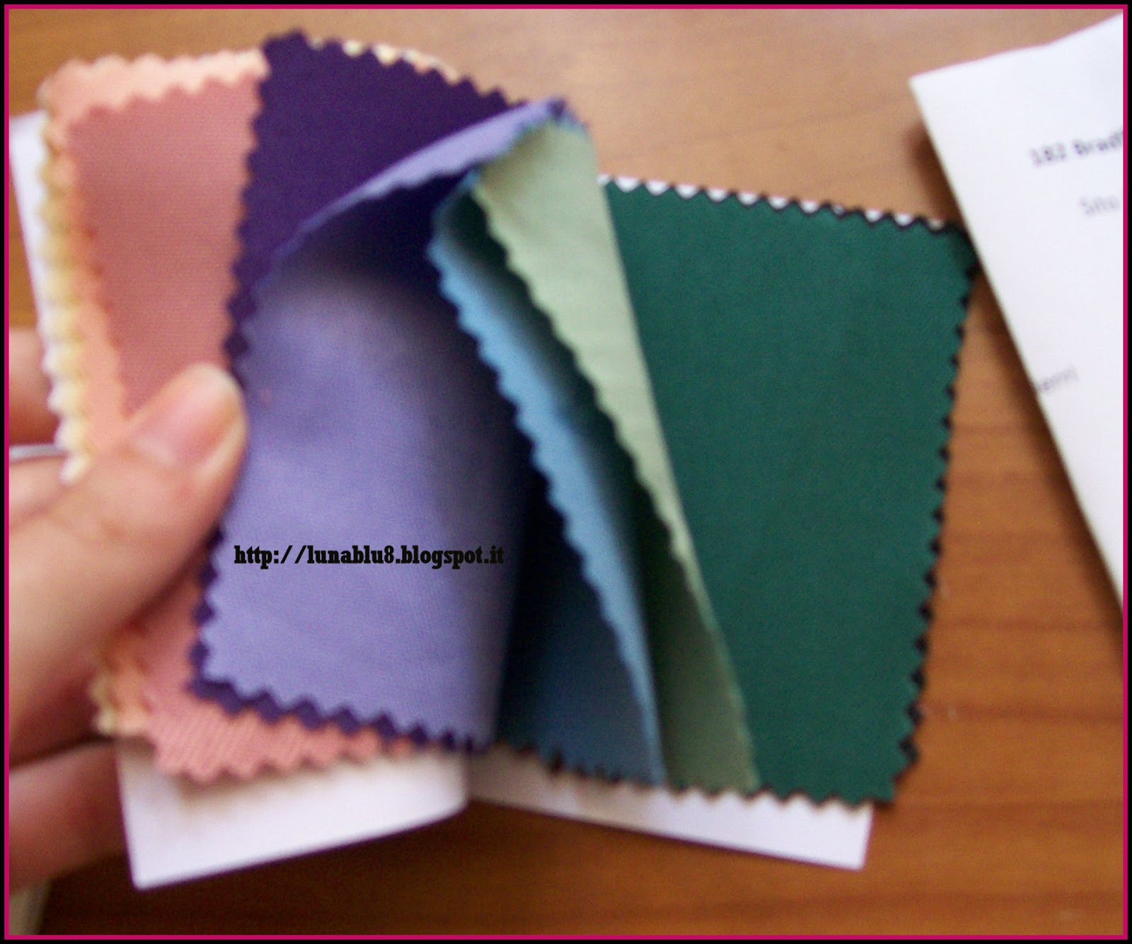 In My Opinion! Campioni tessuti Linens Direct Ltd (da www.tovaglie.it)