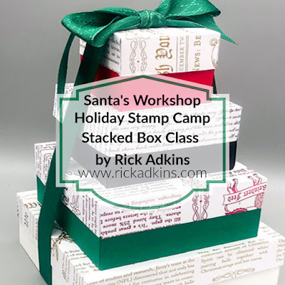 Click here to register and read more about my Santa's Workshop Holiday Stamp Camp Deadline November 4, 2020