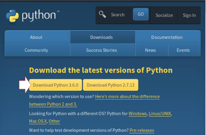 Python language : Python installation/python environment