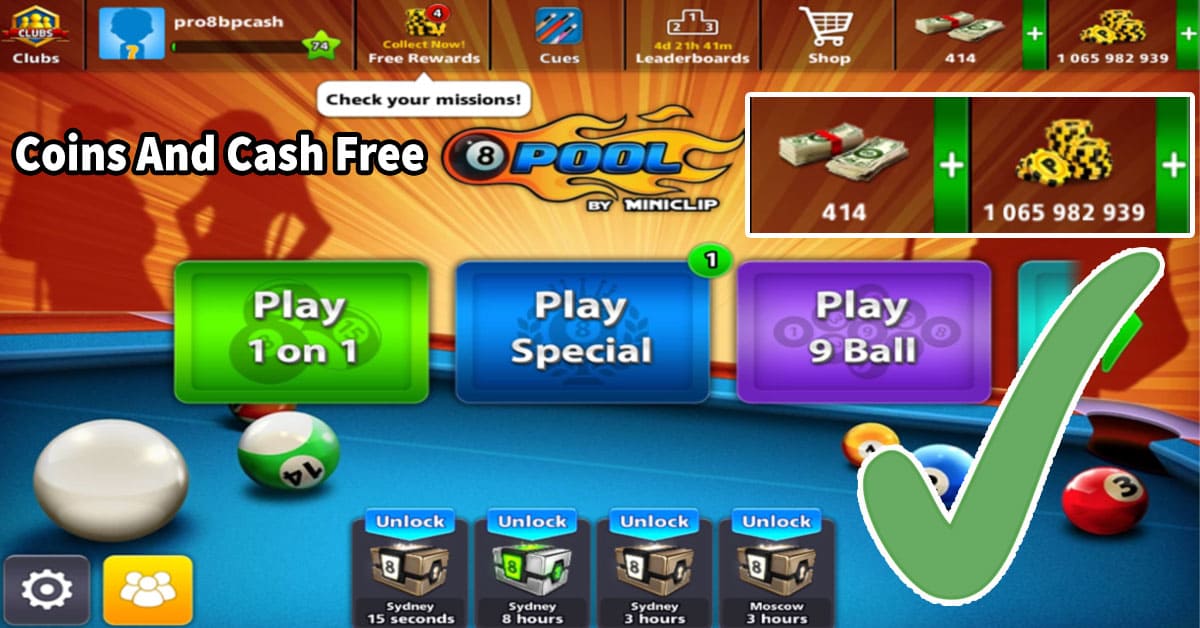 8BP Giveaway Coins and Cash Free