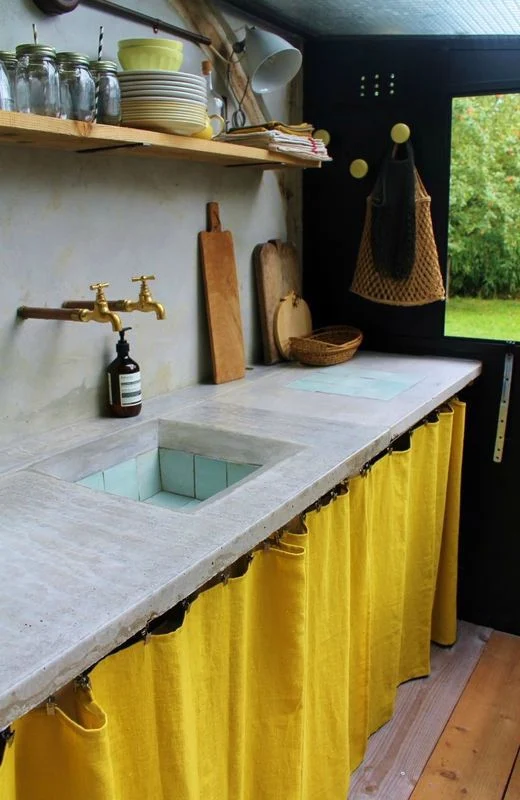 meja dapur cor dengan beton ekspos gambar inspiratif meja dapur cor dengan beton ekspos